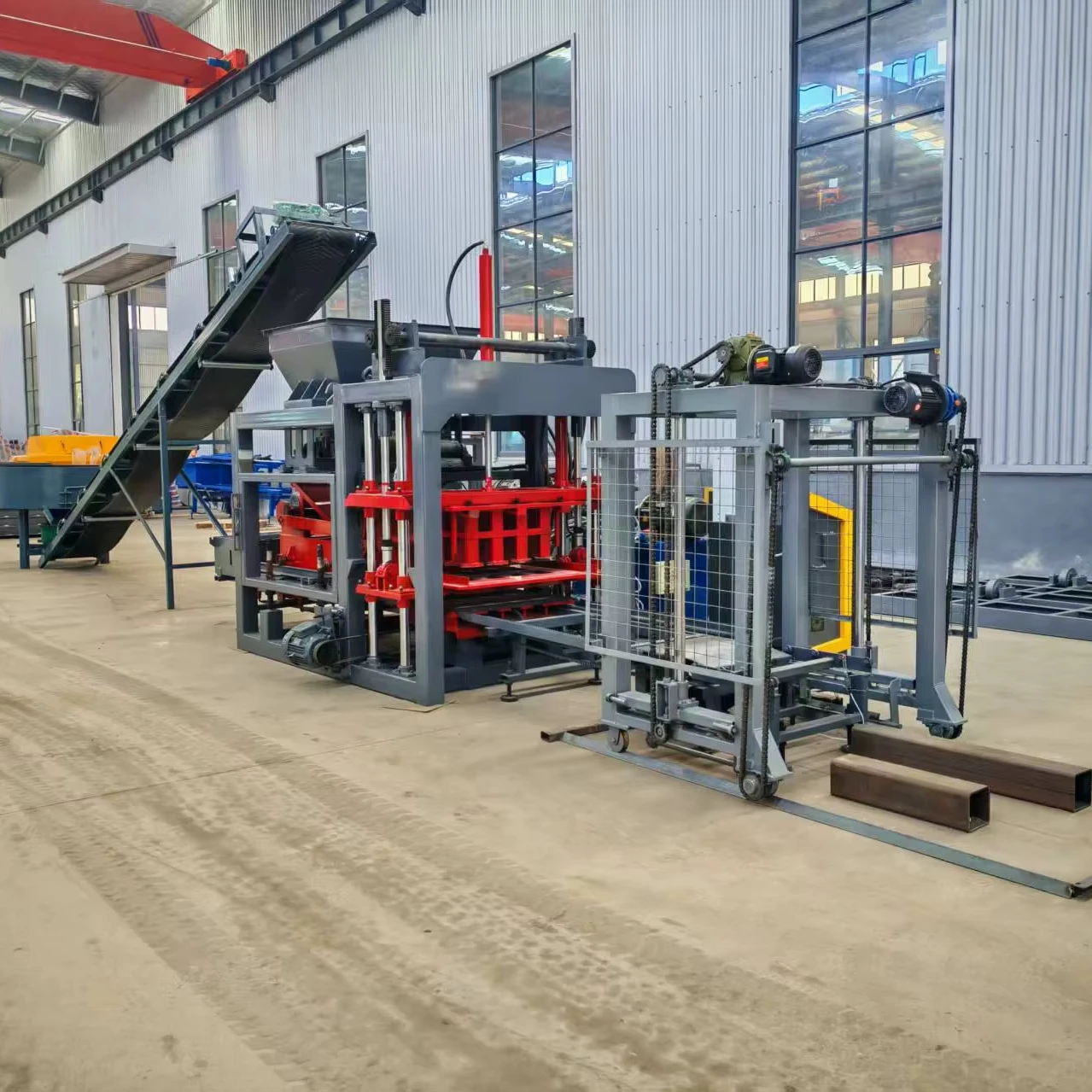 QT4-15 Automatic Block Making Machine with PLC Control