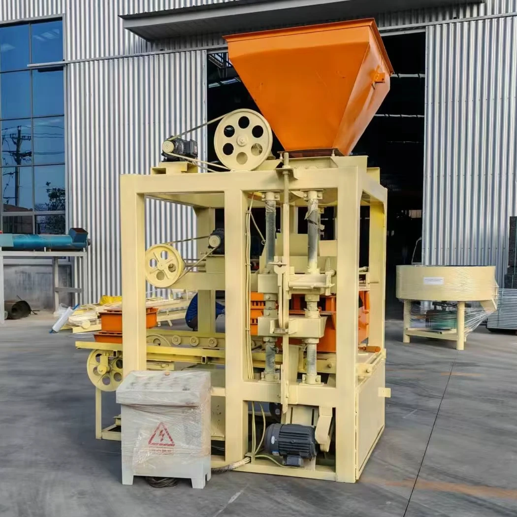 QTJ4-24 Semi-Automatic Block Machine with PLC Control – Intelligent