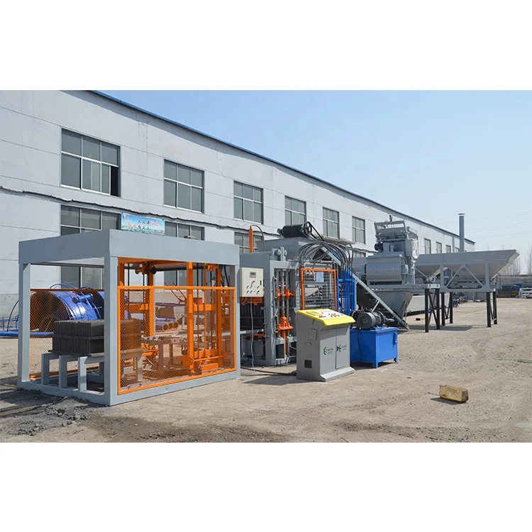 Fully Automatic Concrete Brick Machine QT5-15 Automatic Hollow Block Making Machine Cement Hollow Brick Make Machinery