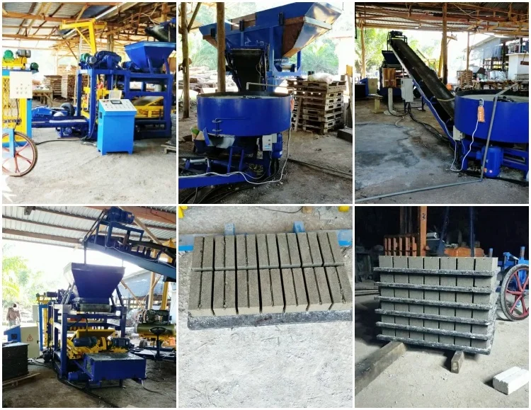 Intelligent Stationary Block Machine for Hollow Block – QT4-25 - Image 6