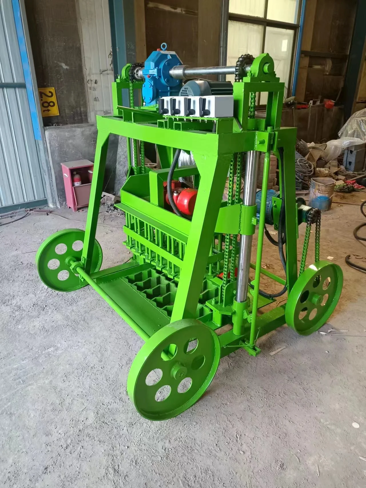 QMR4-45 Diesel Mobile Block Machine – PLC Control
