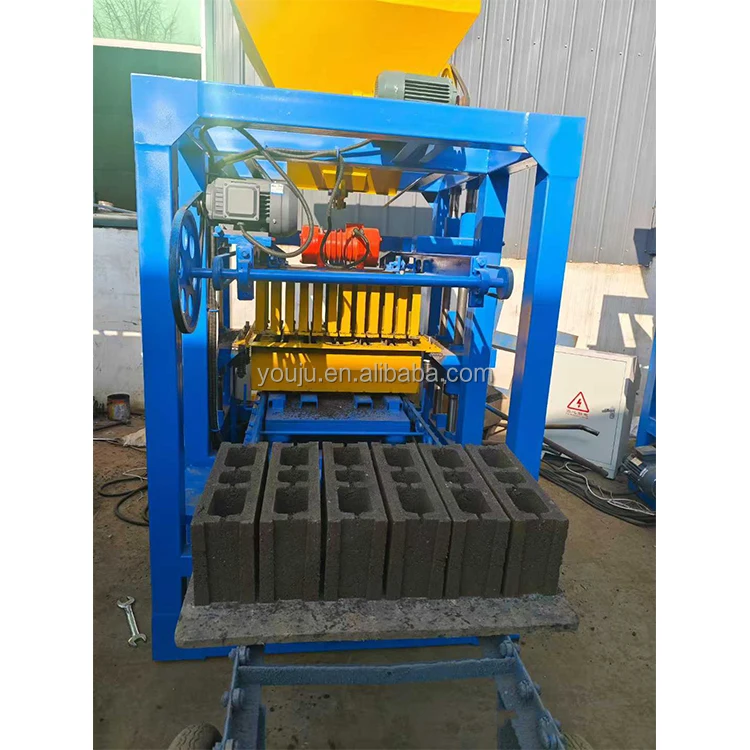 QTJ4-24 Concrete Hollow Block Making Machine | PLC Control - Image 2
