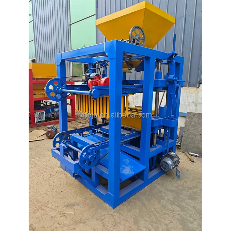 QTJ4-24 Machine for Making Concrete Blocks High Efficiency Block Machine Making Automatic for Business
