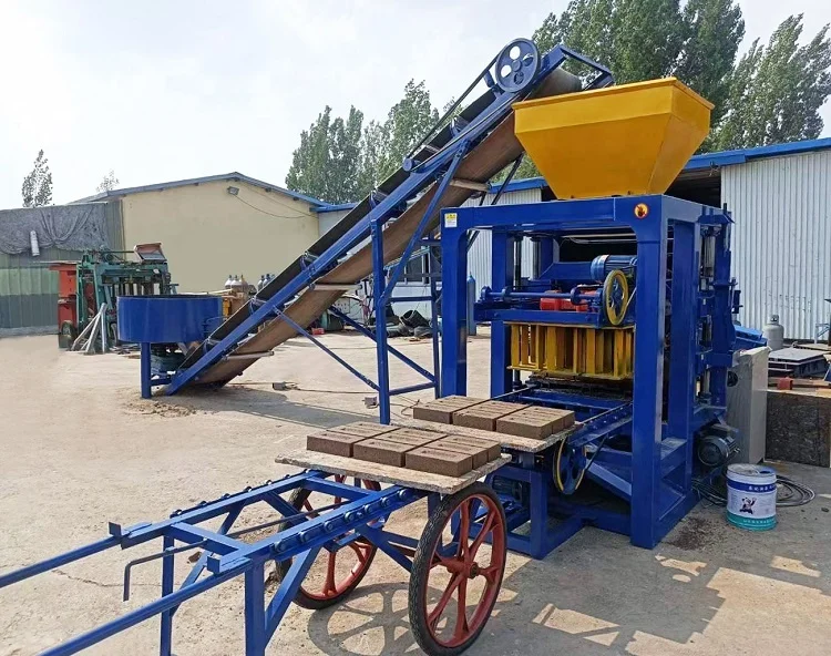 QTJ4-24 Concrete Hollow Block Making Machine | PLC Control - Image 6