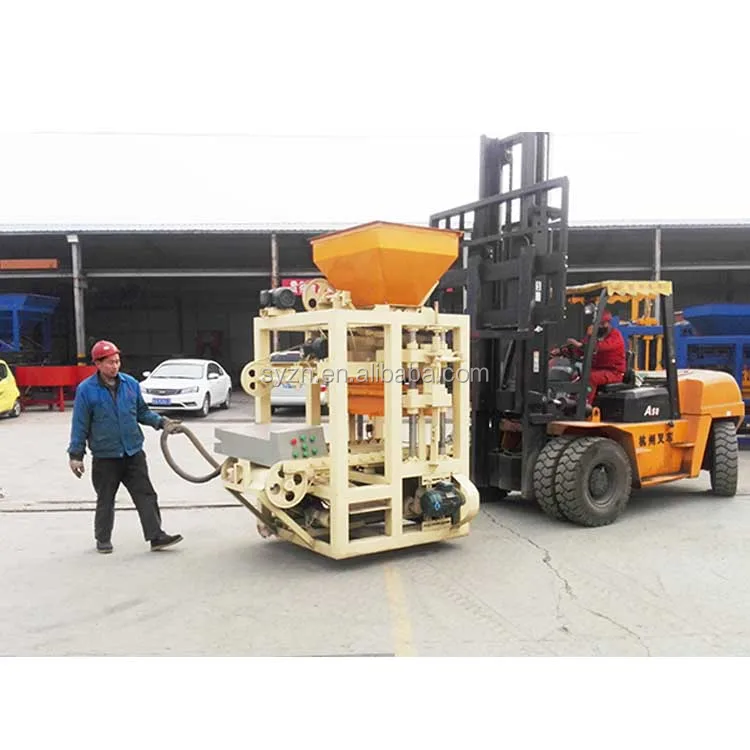 Automatic Stationary Block Making Machine QTJ4-24 for Concrete – PLC Control - Image 2