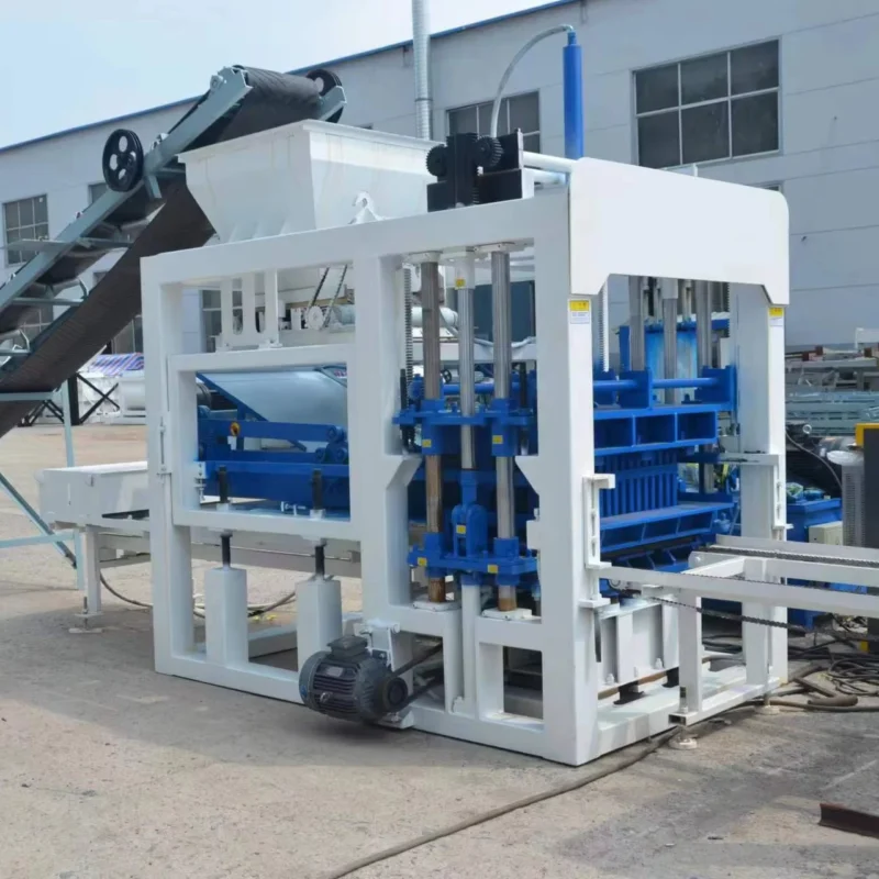 Construction Materials Bricks QT6-15 Brick Making Machineryblock Making Machine Business Ideas with Small Investment 2024