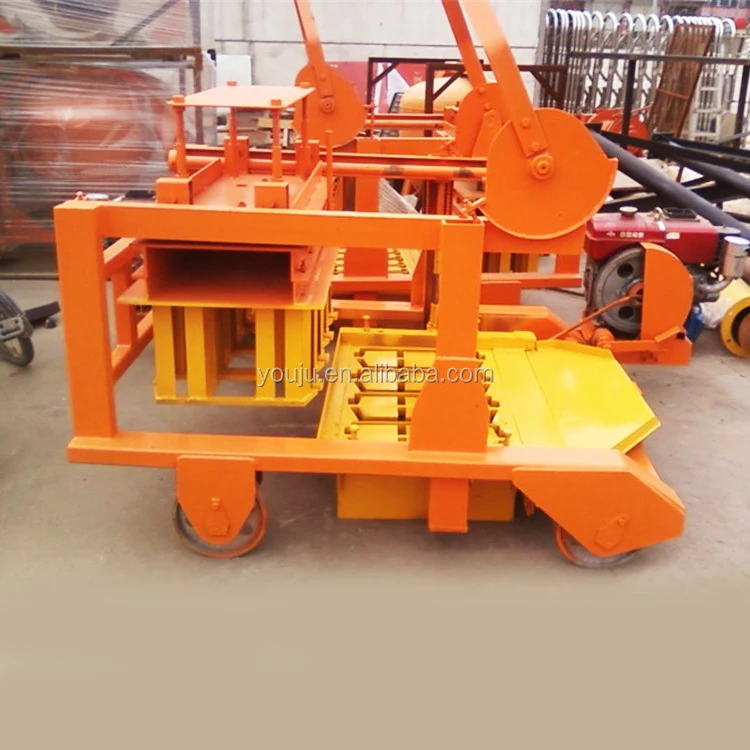 Automatic Mobile Hollow Block Making Machine QMR4-45 – PLC Control - Image 3