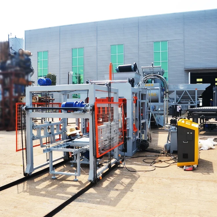 Concrete Block Making Machine with Hydraulic System – PLC Control - Image 3