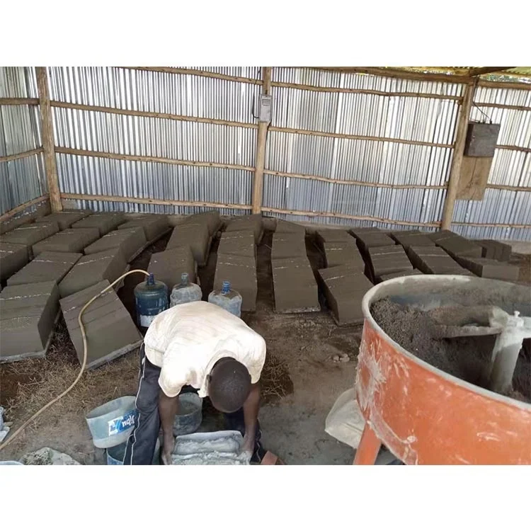 Shiyue QTJ4-35 Automatic Easy Operation Belt Conveyor Cement Brick Making Machine South Africa 1200
