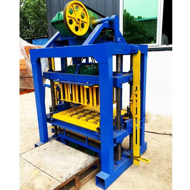 Block Machine Hollow Brick Paving Block Making Machine Cement Concrete Hydraulic Vibrating Engine Motor Brick Molding Machine Easy Operation