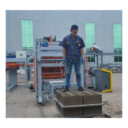 MARCH EXPO QT6-15 Soil Brick Making Machine Price Hollow Block Making Machine Interlocking Brick Machine