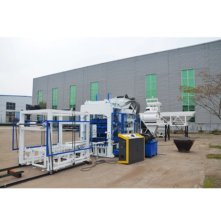 QT10-15 Concrete Block Making Machine – Automatic PLC Control # QT10-15 Concrete Block Making Machine – Automatic PLC Control - Image 6