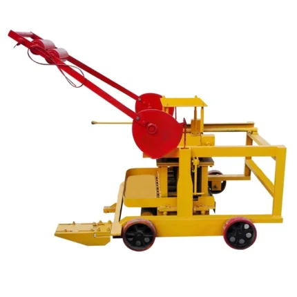 QMR 4-45 Two Engines diesel or Electric Motor Machine Clay Interlocking Paving Brick Machine in Kenya