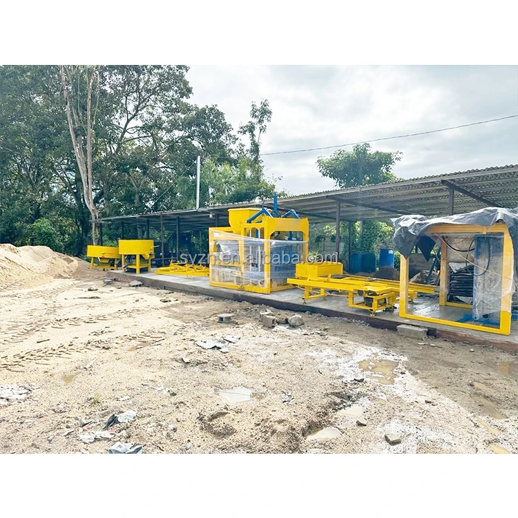 QT4-15 Automatic Concrete Block Machine with PLC Control – Intelligent - Image 6