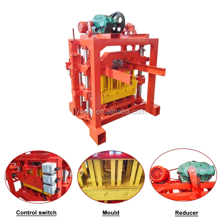 QTJ 4-40 Concrete Block Making Machine with PLC Control – Automatic Upgrade Path - Image 2