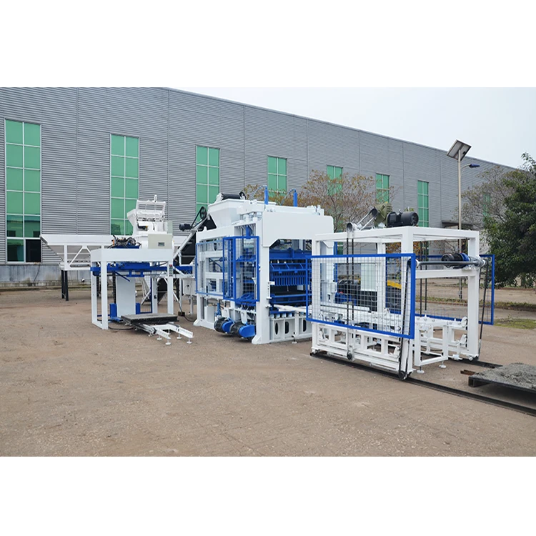QT10-15 Automatic Brick Making Machine Concrete Block Machine