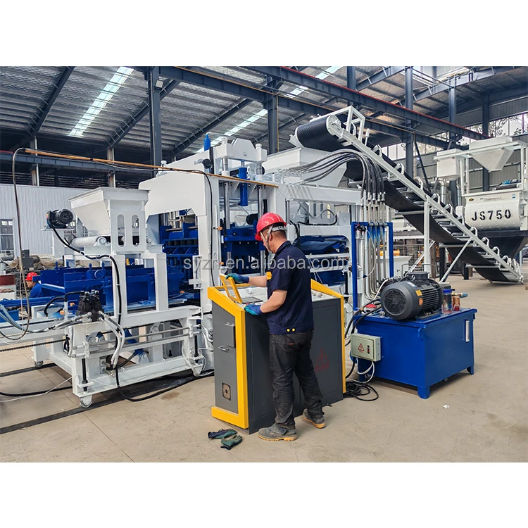 QT8-15 Block Making Machine – PLC Control & Automatic - Image 2