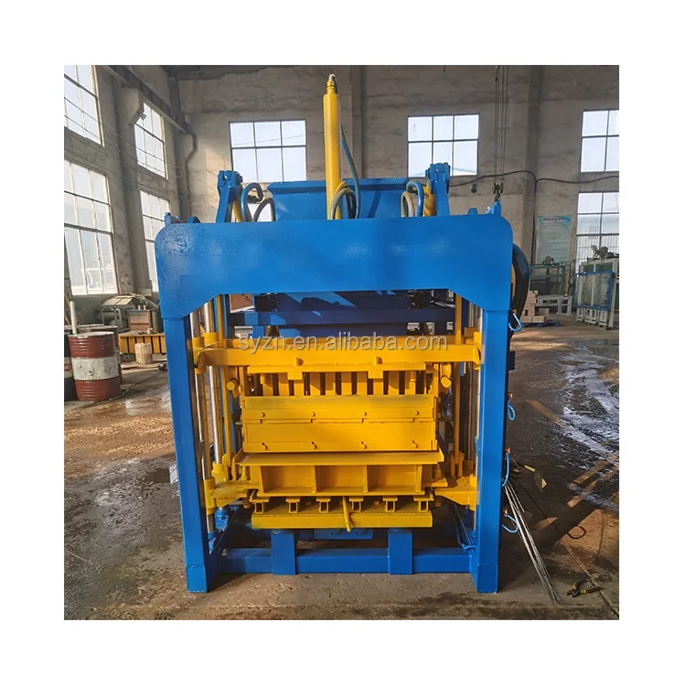 QT4-15 Automatic Concrete Block Machine with PLC Control – Intelligent - Image 2