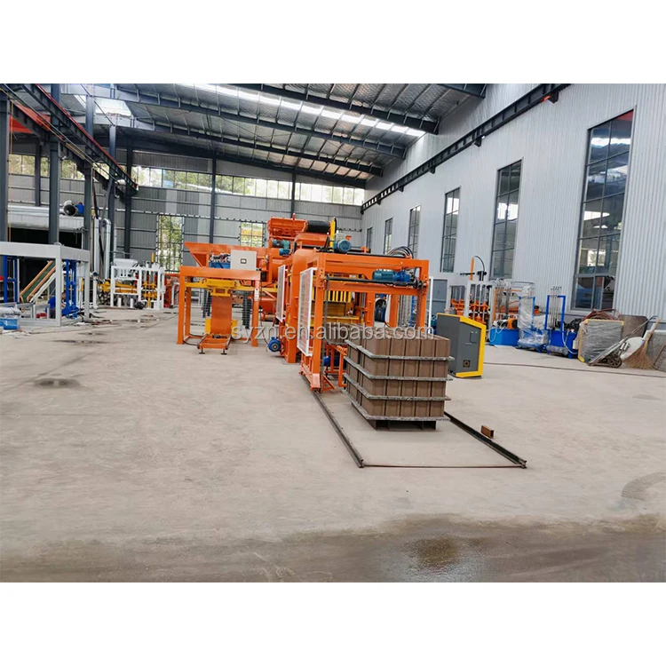 QT6-15 Concrete Block Machine with PLC Control – Automatic - Image 4