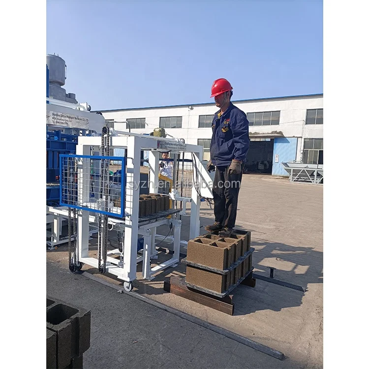 QT4-18 Automatic Block Machine for Hollow Brick – PLC Control90 - Image 2