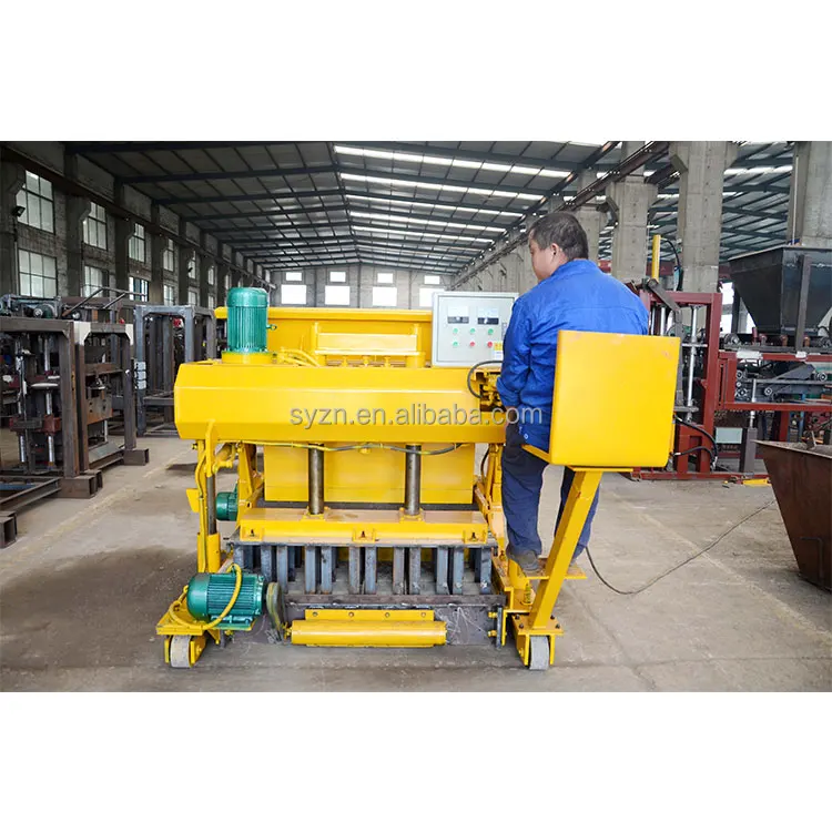 QMY6-25 Automatic Hydraulic Mobile Block Machine with PLC Control - Image 2