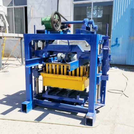 The Best-selling QTJ4-40 Hydraulic High Efficiency Cement Concrete Hollow Block and Brick Making Machine with Engine
