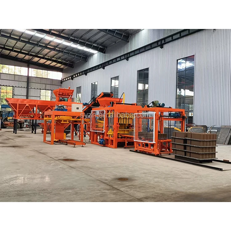 QT6-15 Concrete Block Machine with PLC Control – Automatic - Image 6
