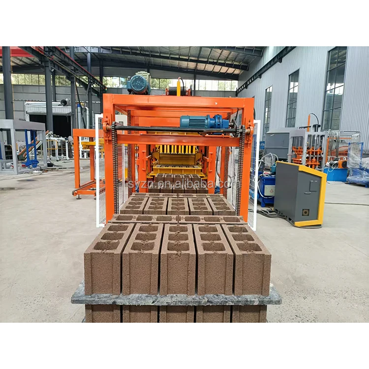 QT6-15 Concrete Block Machine with PLC Control – Automatic - Image 3