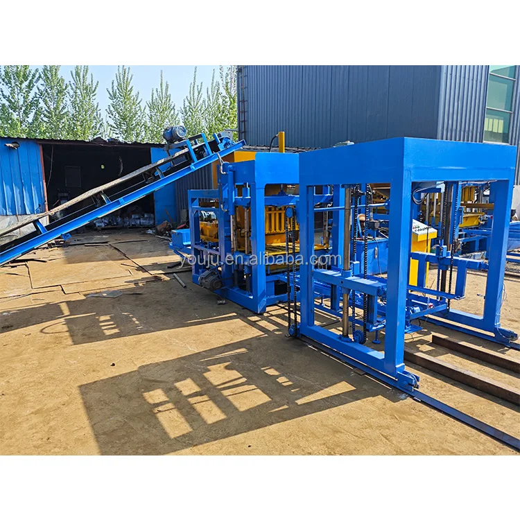 Automatic PLC Controlled Hydraulic Hollow Concrete Block Making Machine with Pump and Bearing - Image 4