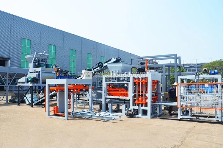 Concrete Block Making Machine with Hydraulic System – PLC Control - Image 5