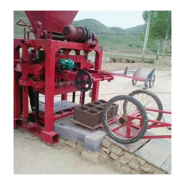 QTJ4-35 Manufacturing Manual Blocks Machine Price Concrete Make Block Concrete Hollow Solid Cement Turkey Brick Machine 1200