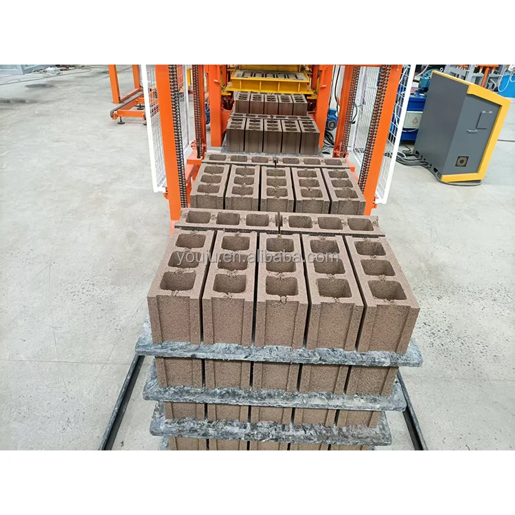 QT6-15 Stationary Block Machine for Hollow Concrete Block – Automatic PLC Control - Image 5