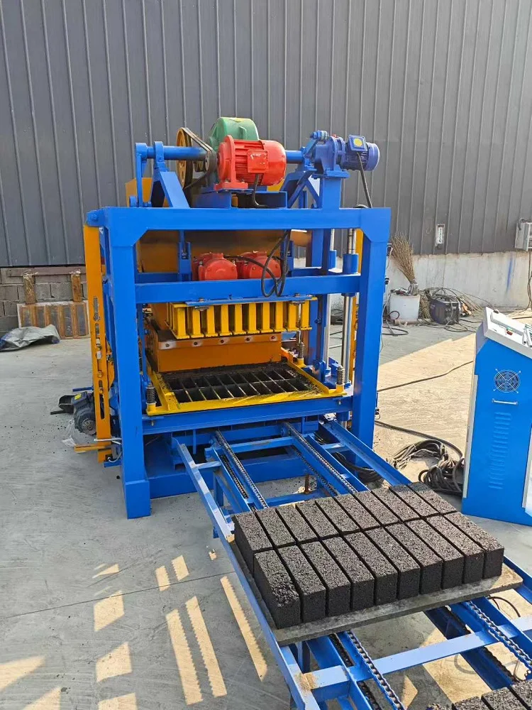 Qt4-25 Automatic Concrete Solid Brick Making Machinery Cement Hollow Block Making Machine