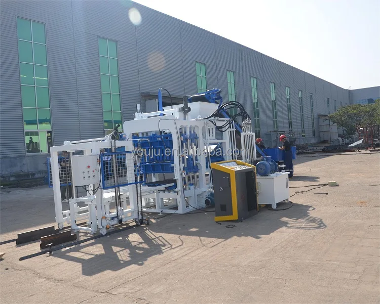 PLC Control QT4-18 Concrete Hollow Block Making Machine - Image 2