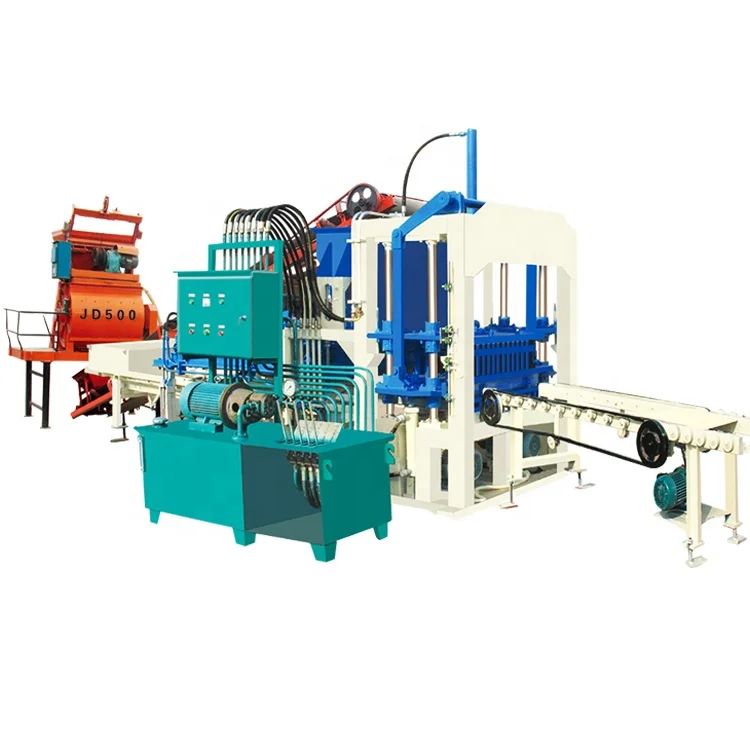 QT4-20 Auto Brick Making Machine Brick Plant Layout Hyper Press Brick Machine