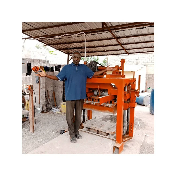 QTJ4-40 Semi-Automatic Concrete Block Machine with PLC Control - Image 3