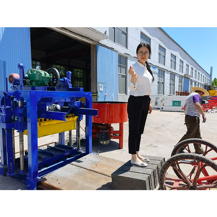 QTJ4-40 Semi-Automatic Concrete Block Machine with PLC Control - Image 5