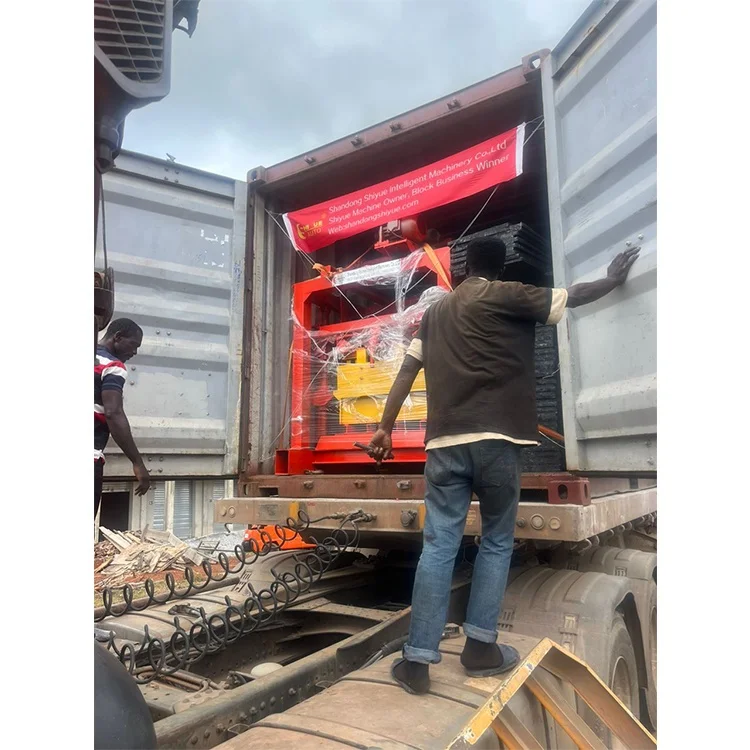 QTJ4-40 Semi-Automatic Concrete Block Machine | PLC Control - Image 6