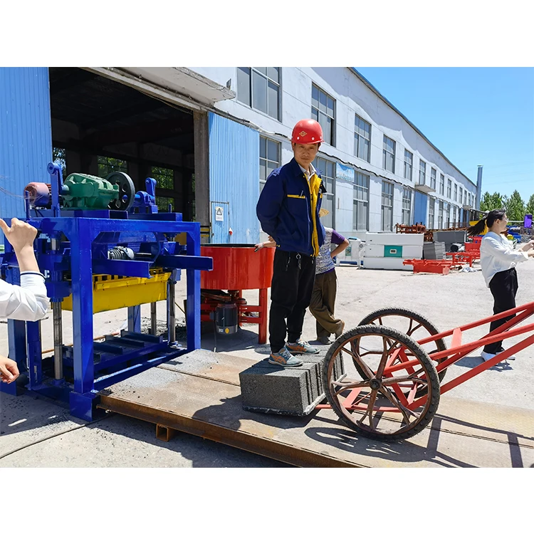 Intelligent QTJ4-40 Concrete Block Machine – Paving Brick - Image 6