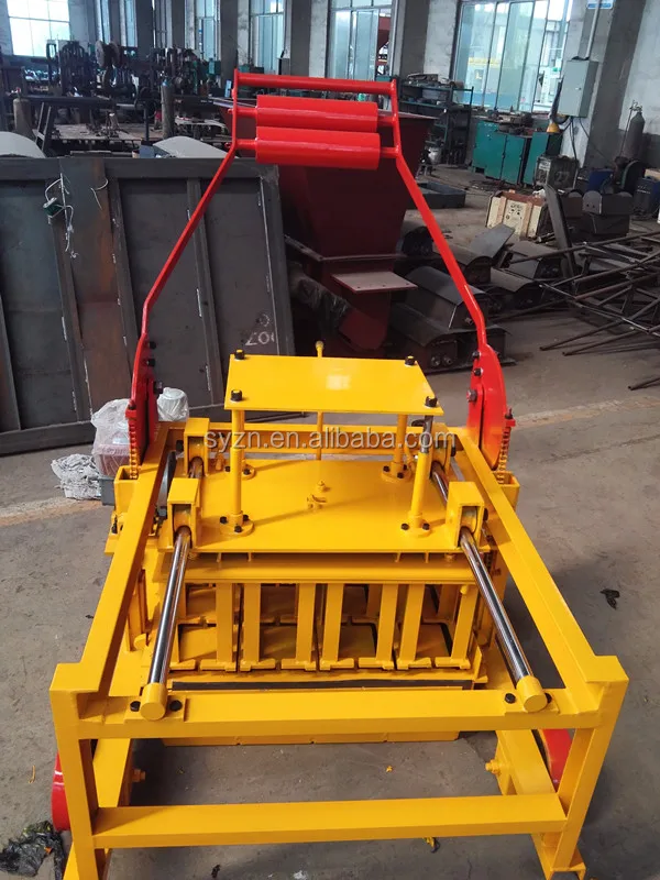 Hollow Block Making Machine QMR4-45 Mobile Concrete Diesel Engine Brick Production Line - Image 6