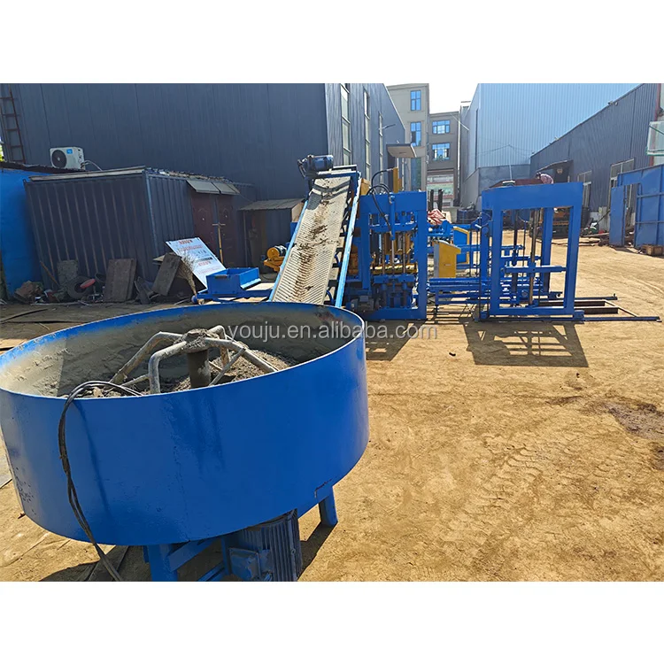 Automatic PLC Controlled Hydraulic Hollow Concrete Block Making Machine with Pump and Bearing - Image 5