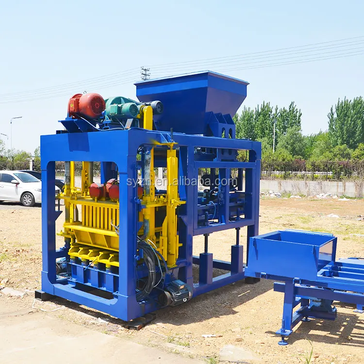 QTJ4-25 Automatic Concrete Block Machine – PLC Control - Image 2