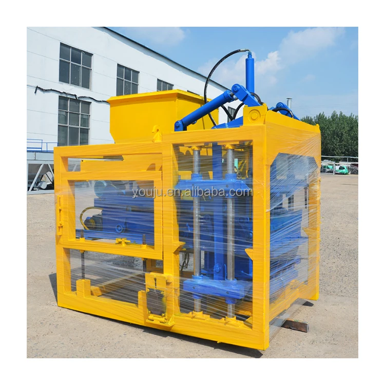 Promotion  Price  QT4-15  Automatic Brick Machine 6 Inches Concrete Block Maker