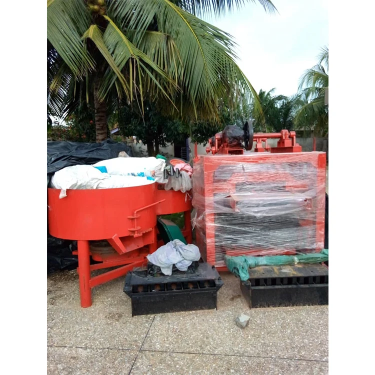 Semi-Automatic QTJ4-40 Block Making Machine for Concrete – PLC Control - Image 6