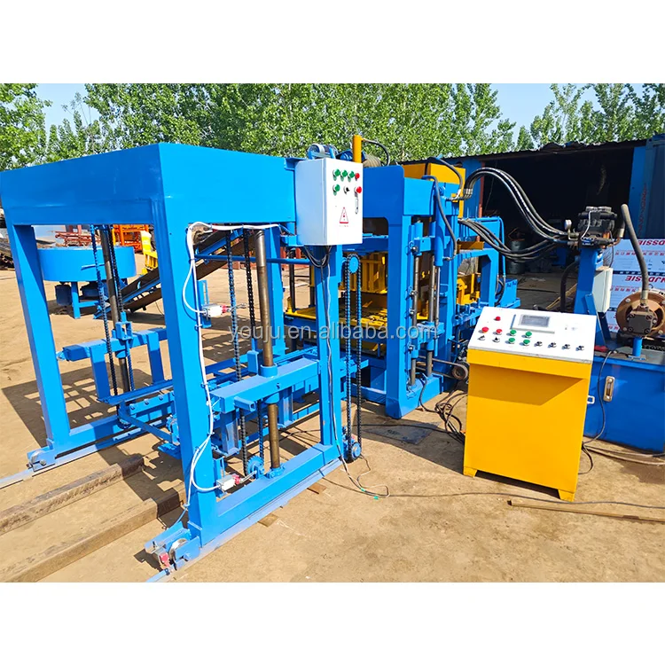 Automatic PLC Controlled Hydraulic Hollow Concrete Block Making Machine with Pump and Bearing - Image 3