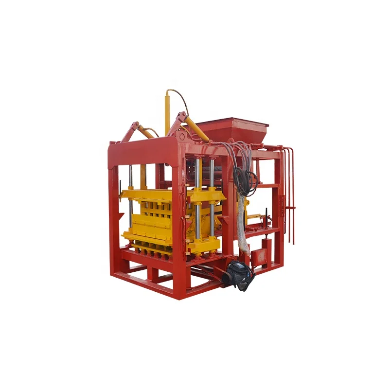 QT4-15 Automatic Concrete Block Making Machine – PLC Control8+2+0+4+3=17 17%6=5 17%3=2 (Automatic / PLC Control / Intelligent) Stationary Block Machine QT4-15 – PLC Control - Image 2