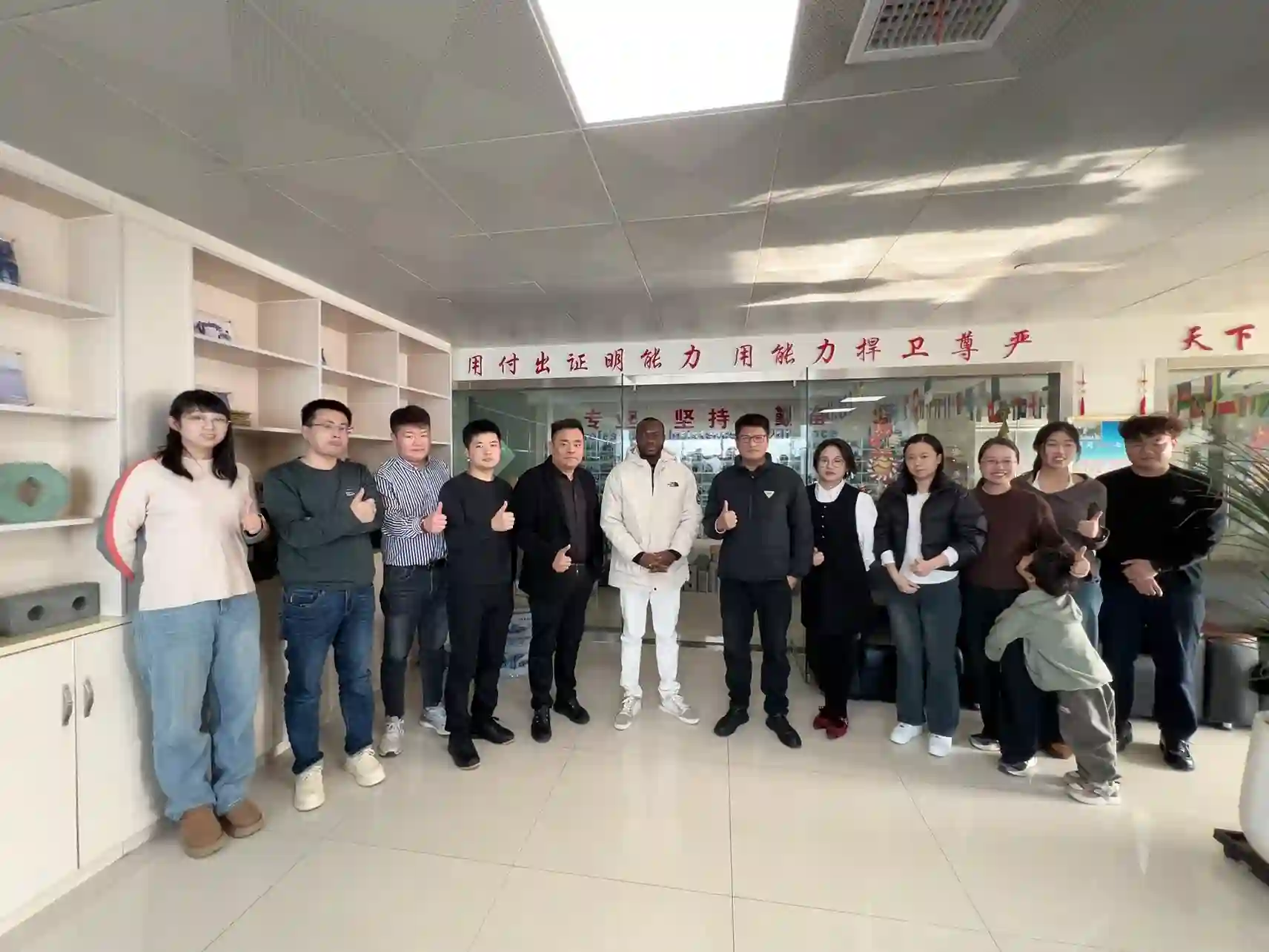 Client visit group photo 2