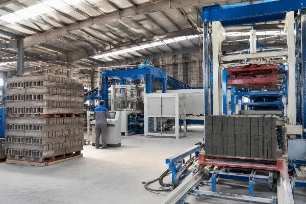 automatic block machine Morocco Algeria full production line upgrade Fully automatic block machine line with pallet loader and stacker in Algerian factory