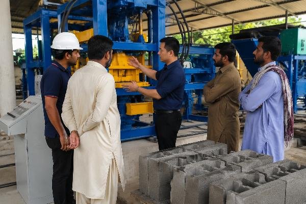 block machine South Asia after-sales support spare parts training After-sales service technician training local operators