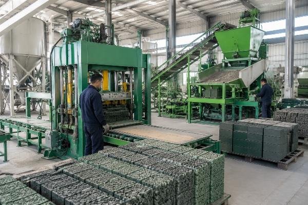 green block manufacturing equipment recycled aggregate Green block manufacturing equipment with recycled aggregate system